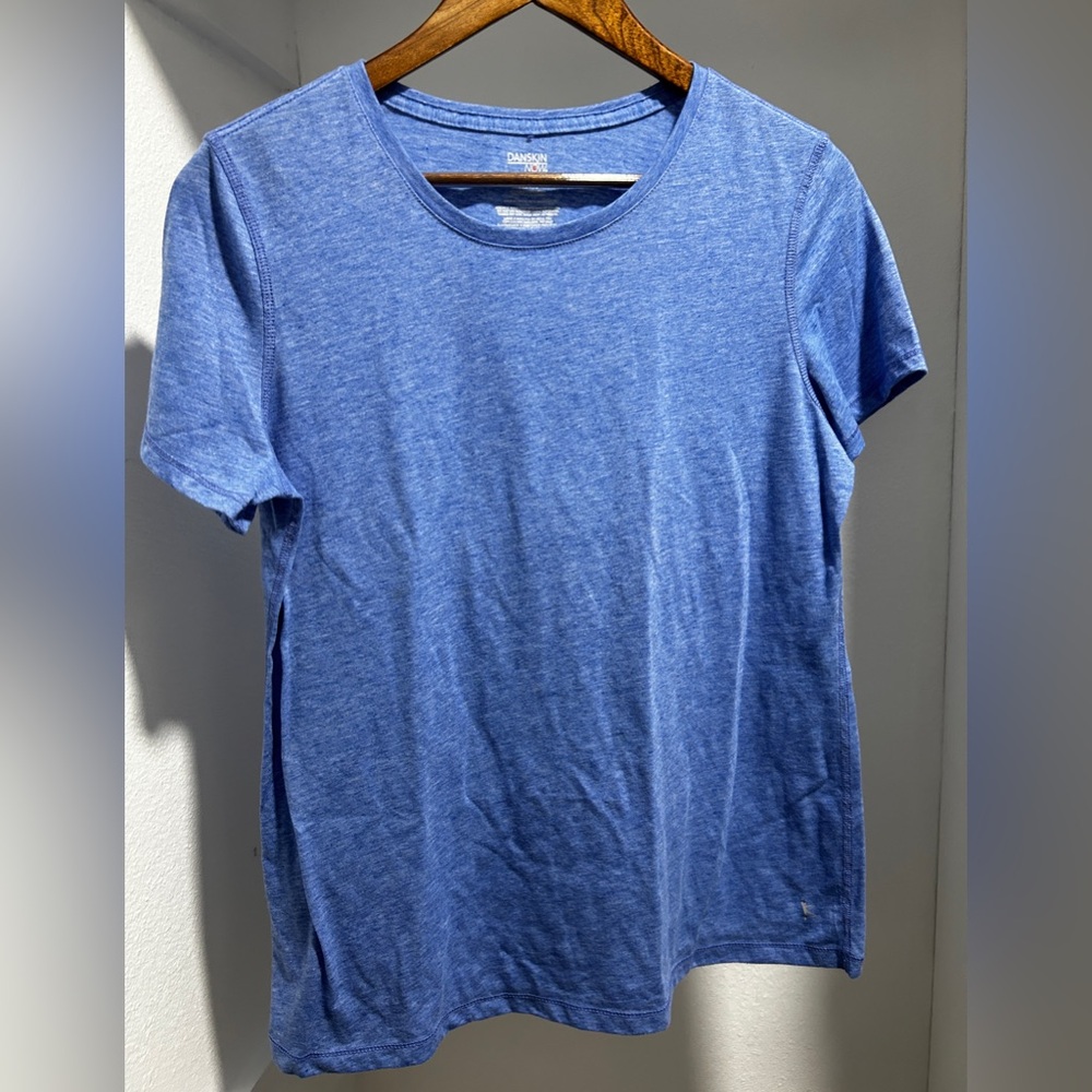 Danskin L SemiFitted Blue Dri T-shirt.